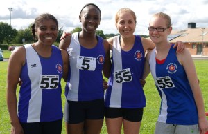 Our 4x100m winning team