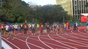 Donald Brown WMA 100m Semi Final