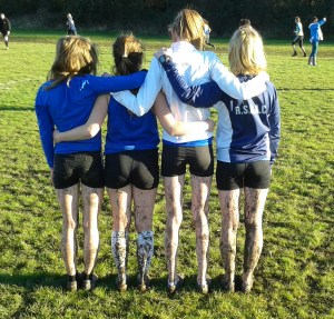 Muddy legs