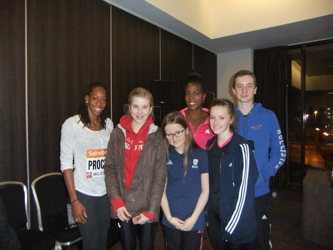 Brushing shoulders with the stars.....